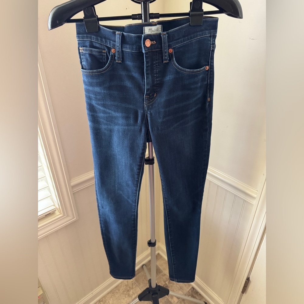 Madewell Dark Blue High Rise‎ Skinny Jeans Size 26